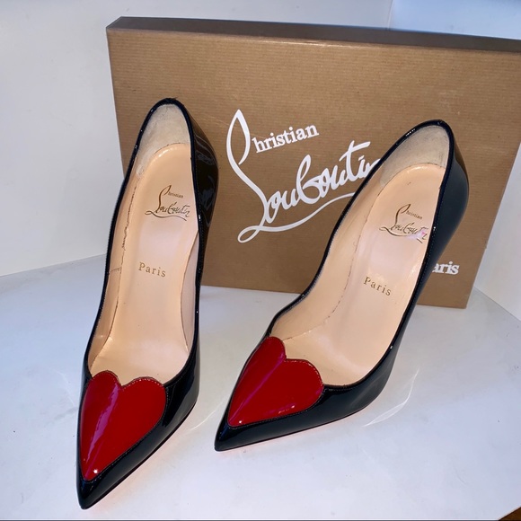 christian louboutin heart heels